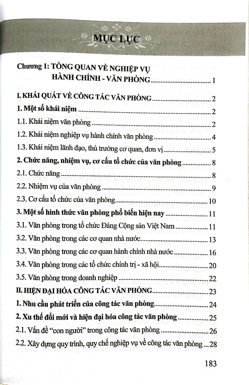 Nghiep Vu Hanh Chinh - Van Phong