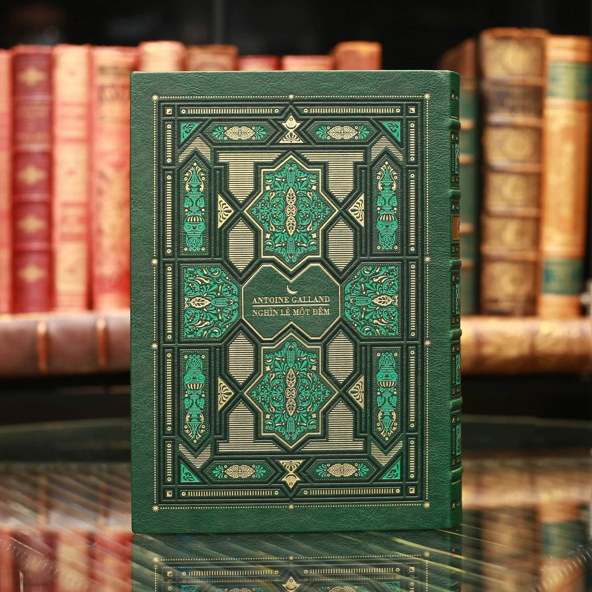nghìn lẻ một đêm - ấn bản giới hạn - bìa da