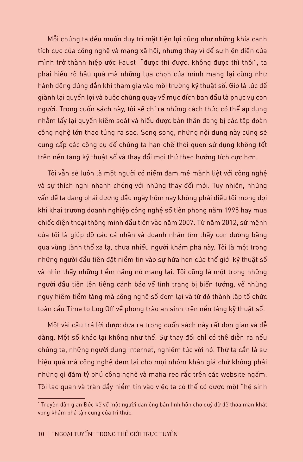 “ngoại tuyến” trong thế giới trực tuyến