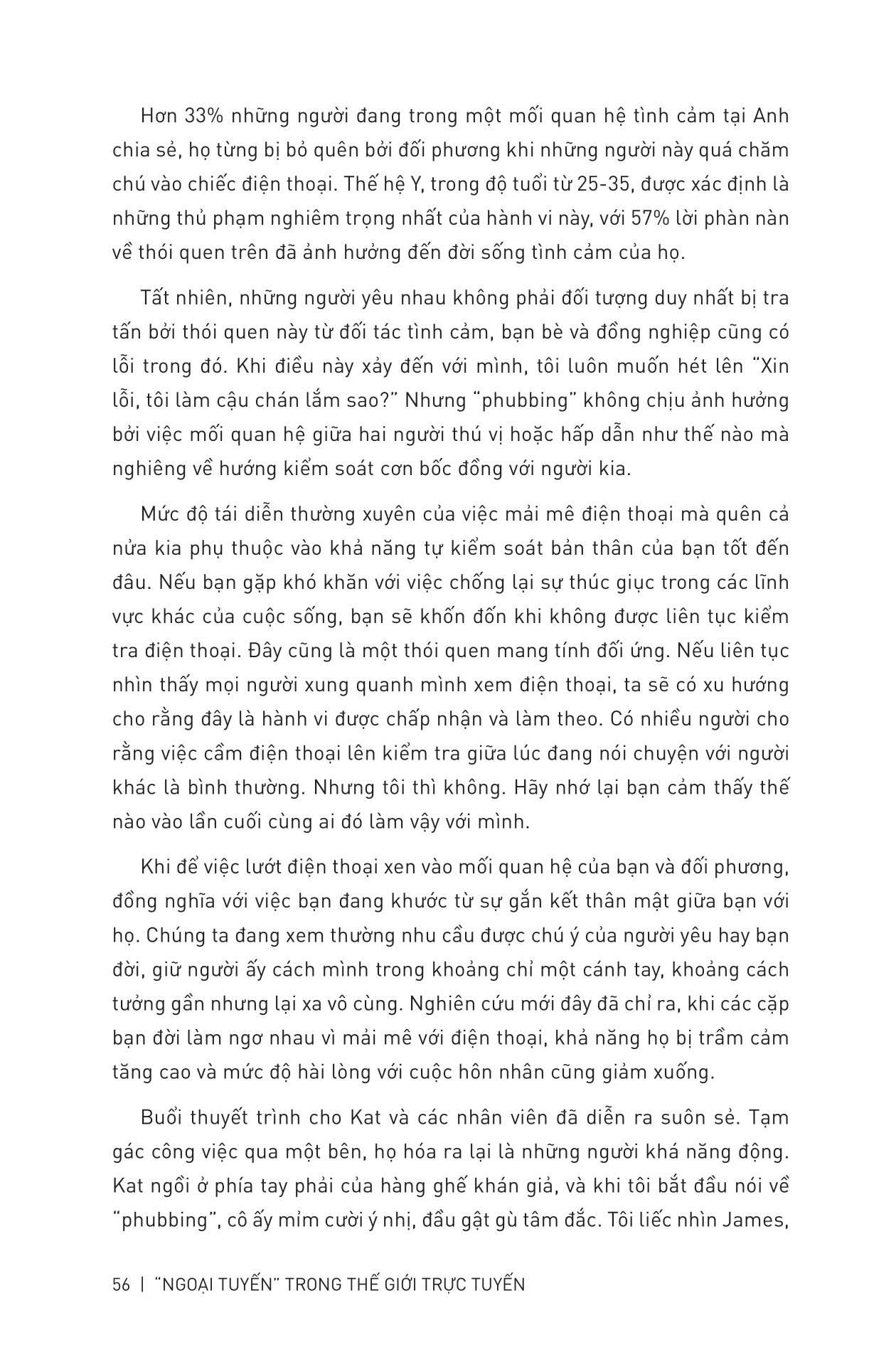 “ngoại tuyến” trong thế giới trực tuyến