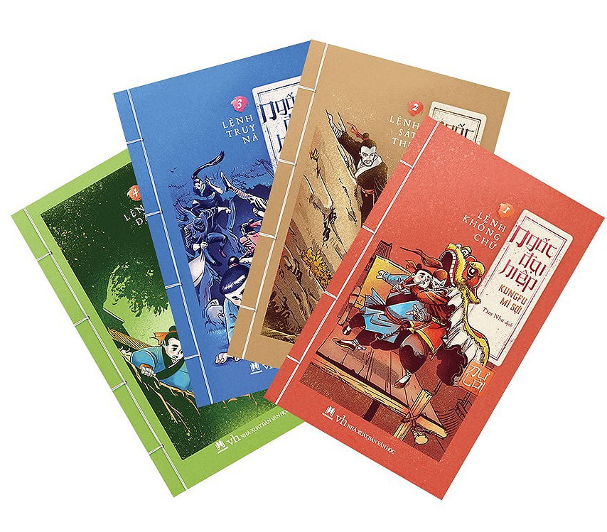 ngốc đại hiệp kungfu mì sợi (trọn bộ 4 quyển) (tái bản 2017)