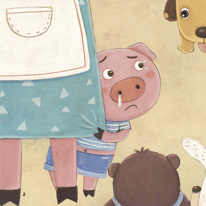 ngôi nhà nhỏ ấm áp - chú heo bin nhút nhát