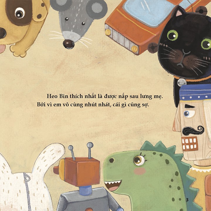 ngôi nhà nhỏ ấm áp - chú heo bin nhút nhát