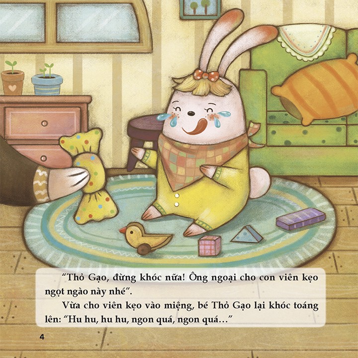 ngôi nhà nhỏ ấm áp - nước mắt của thỏ gạo