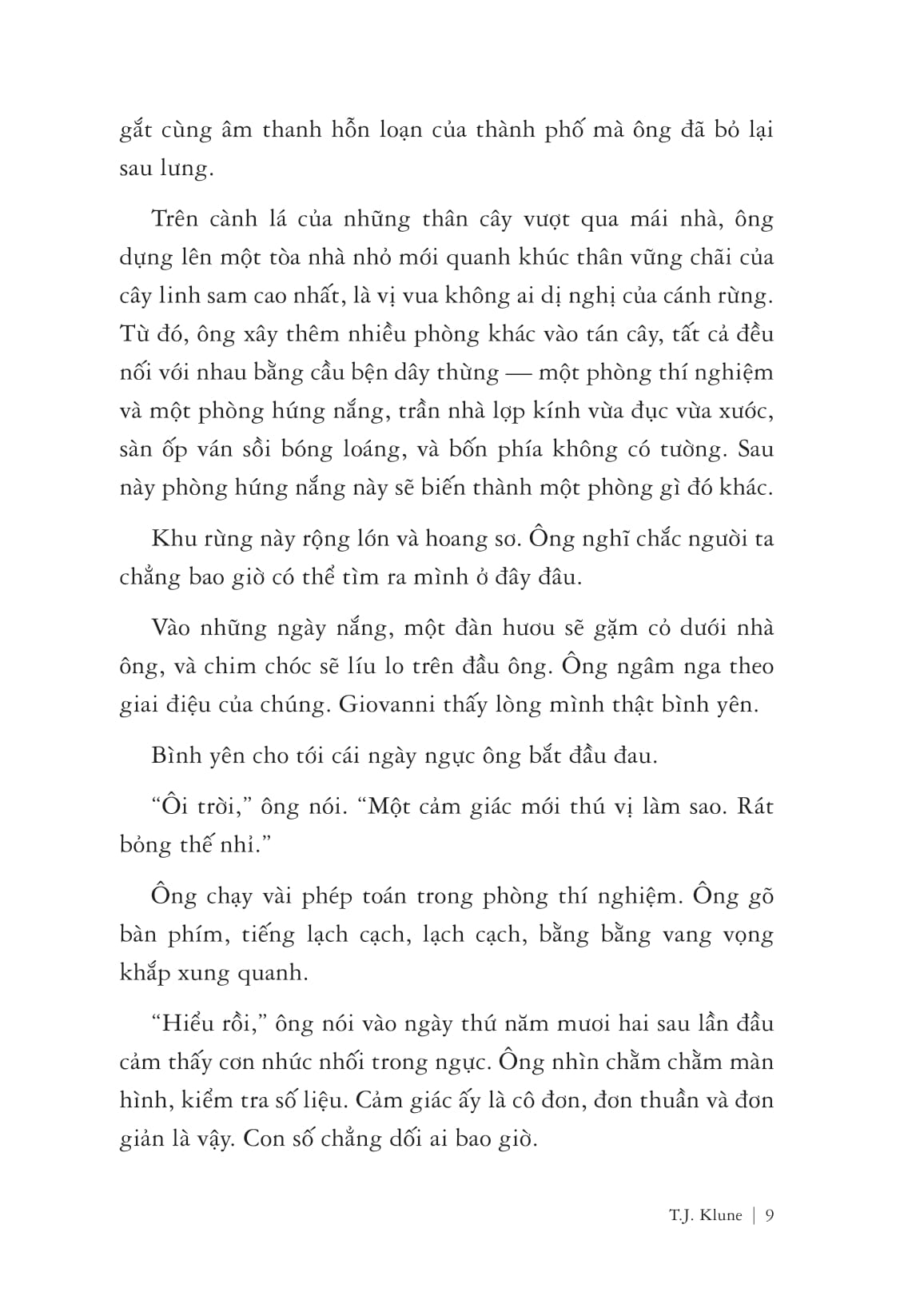 ngôi nhà rô bốt trong rừng sâu