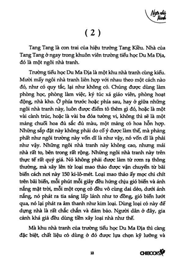 ngôi nhà tranh (tái bản 2018)