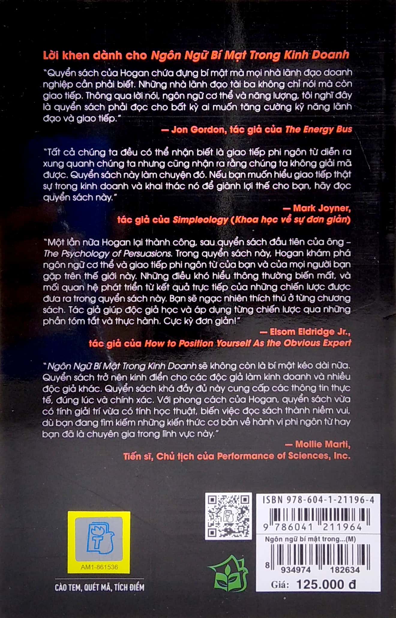 ngôn ngữ bí mật trong kinh doanh (tái bản)