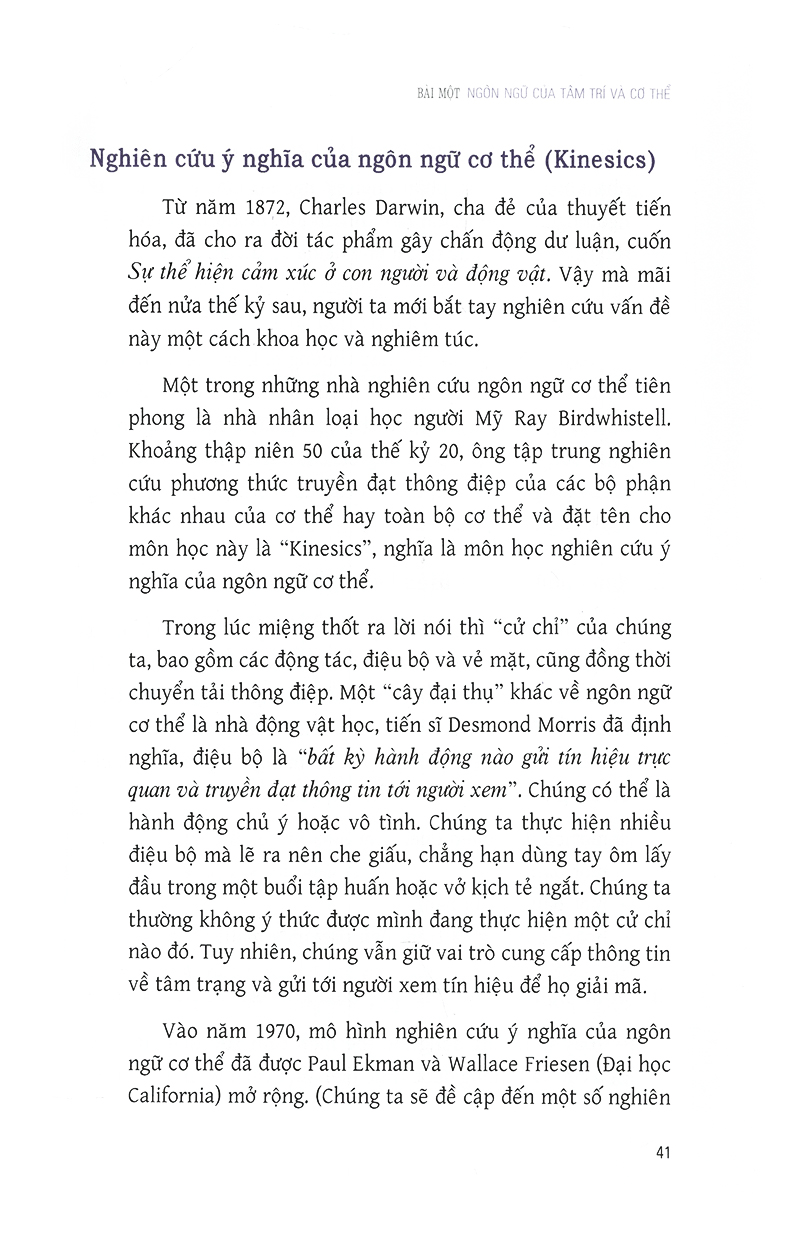 ngôn ngữ cơ thể - 7 bài học đơn giản để làm chủ ngôn ngữ không lời (tái bản)