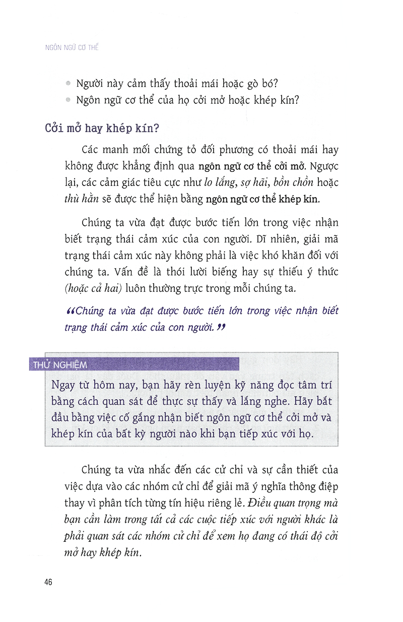 ngôn ngữ cơ thể - 7 bài học đơn giản để làm chủ ngôn ngữ không lời (tái bản)