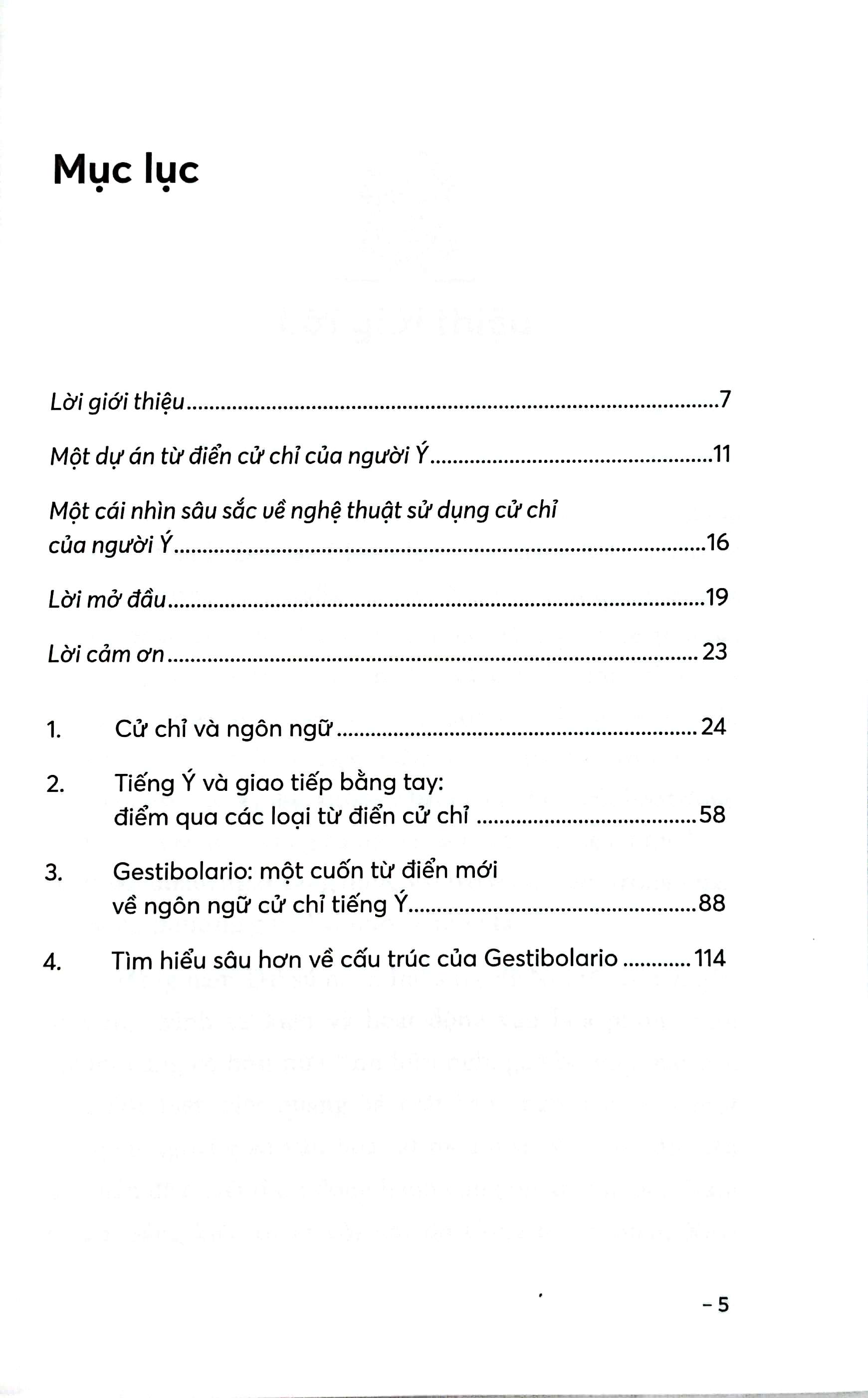 ngôn ngữ cử chỉ của người ý