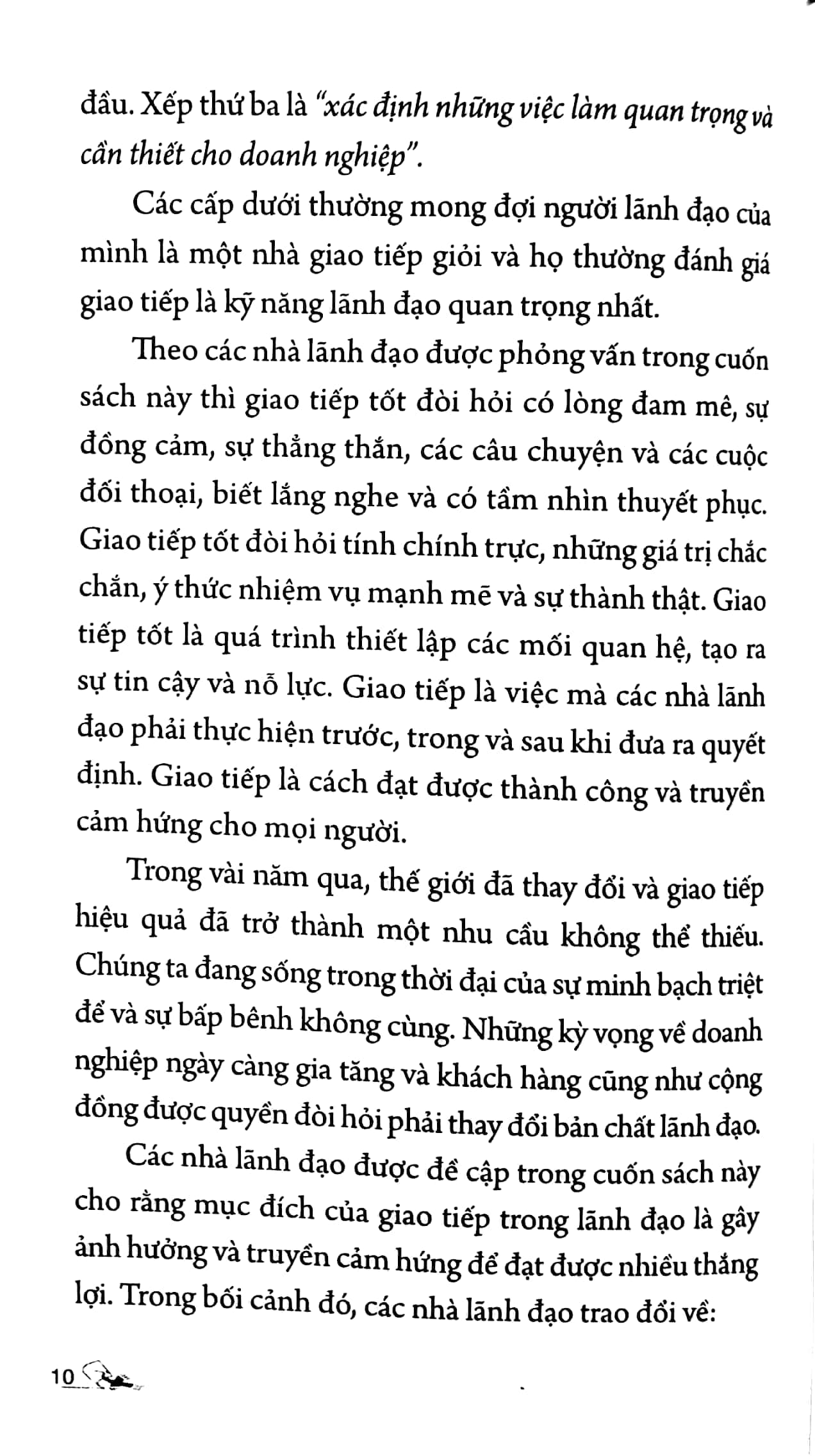 ngôn ngữ của nhà lãnh đạo