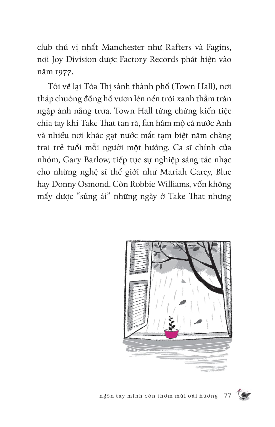 ngón tay mình còn thơm mùi oải hương