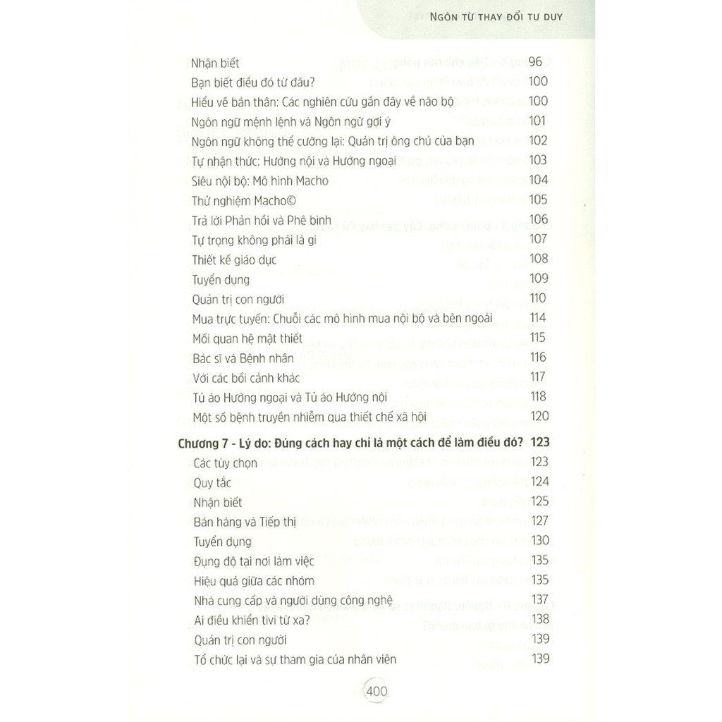 ngôn từ thay đổi tư duy