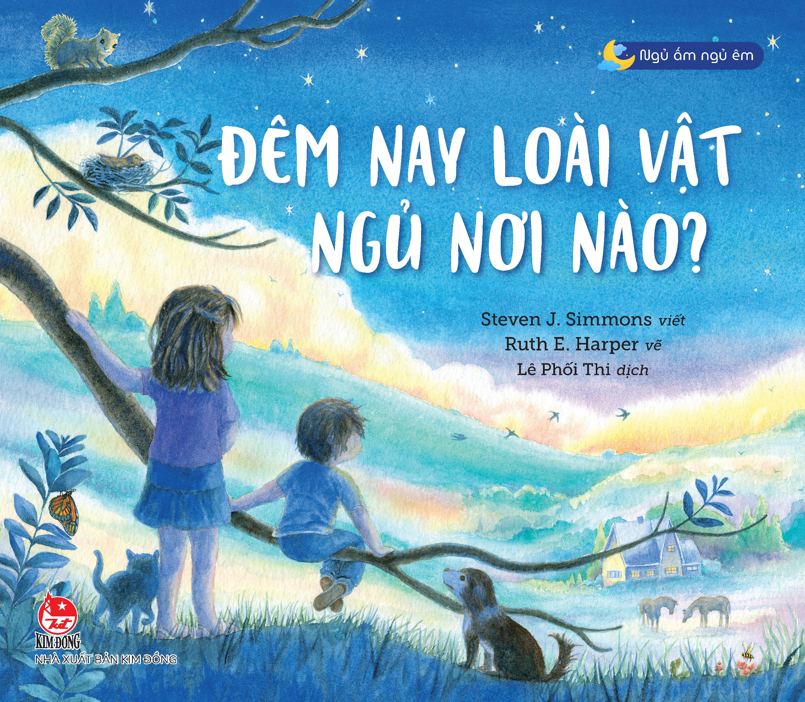 ngủ ấm ngủ êm - đêm nay loài vật ngủ nơi nào?