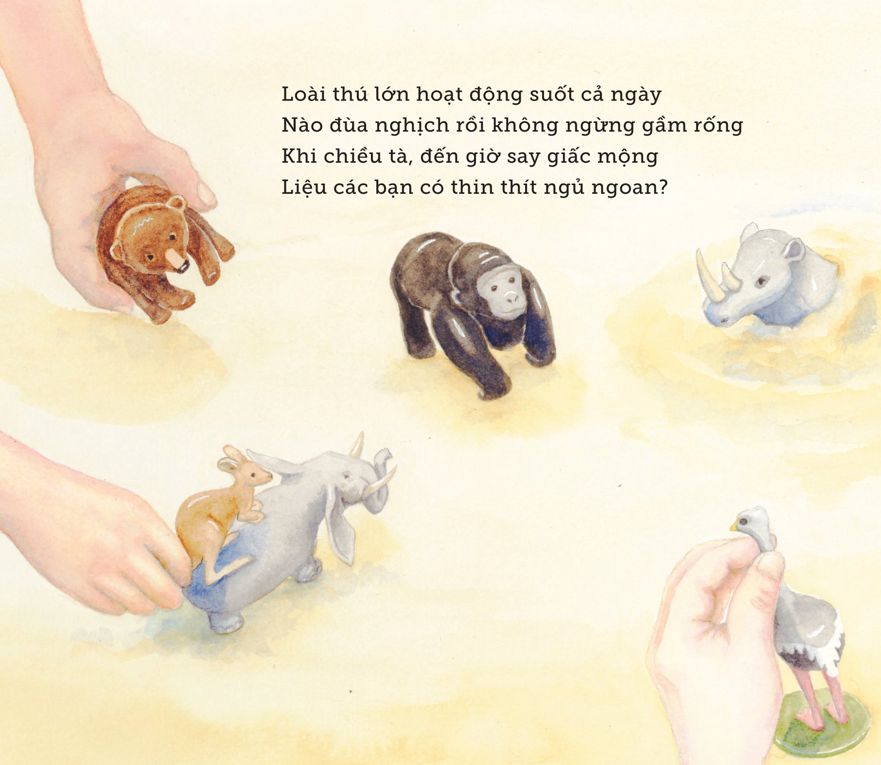 ngủ ấm ngủ êm - đêm nay thú lớn ngủ nơi nào?