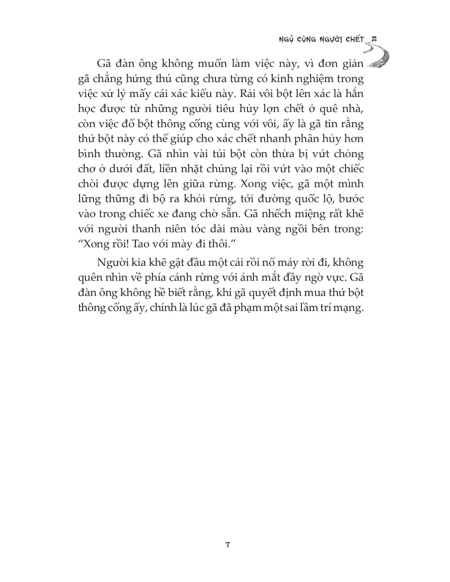 ngủ cùng người chết