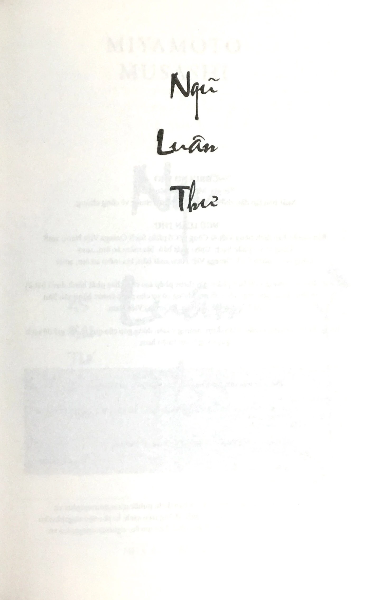 ngũ luân thư (tái bản 2018)