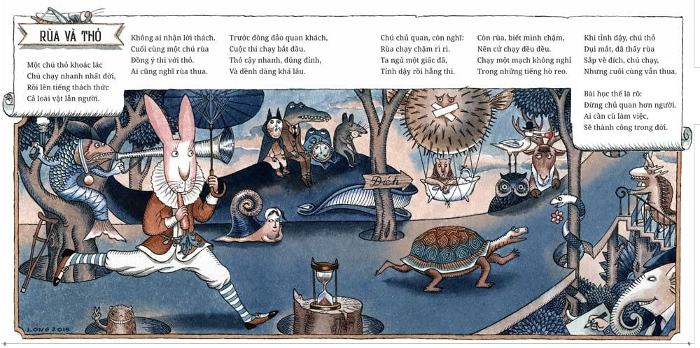 ngụ ngôn ê-dốp bằng thơ (tái bản 2024)