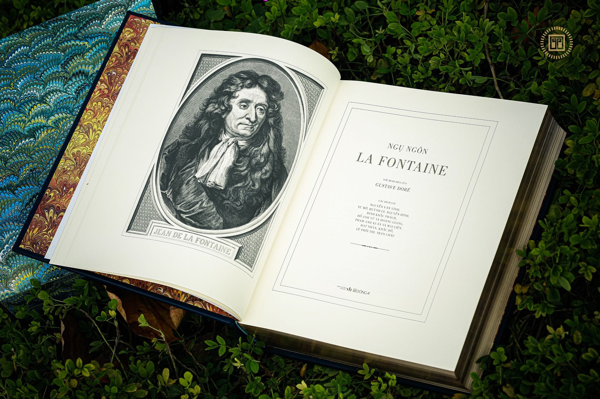 ngụ ngôn la fontaine - ấn bản giới hạn - bìa da