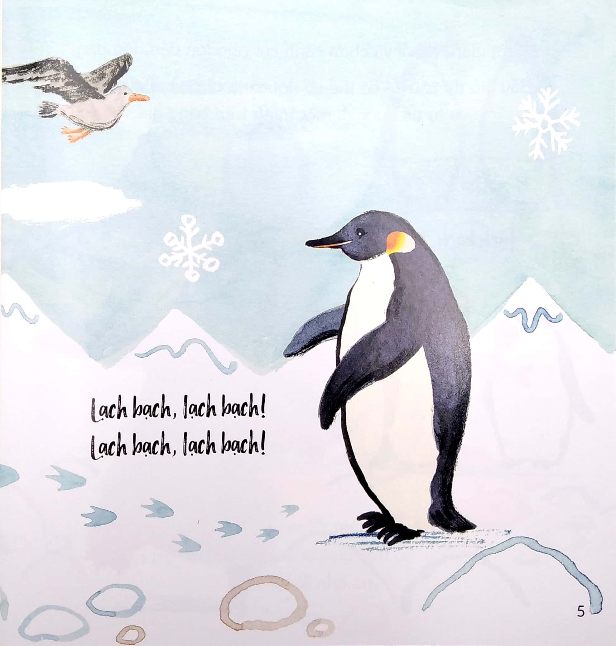 ngủ ngon nhé, chim cánh cụt nhỏ!