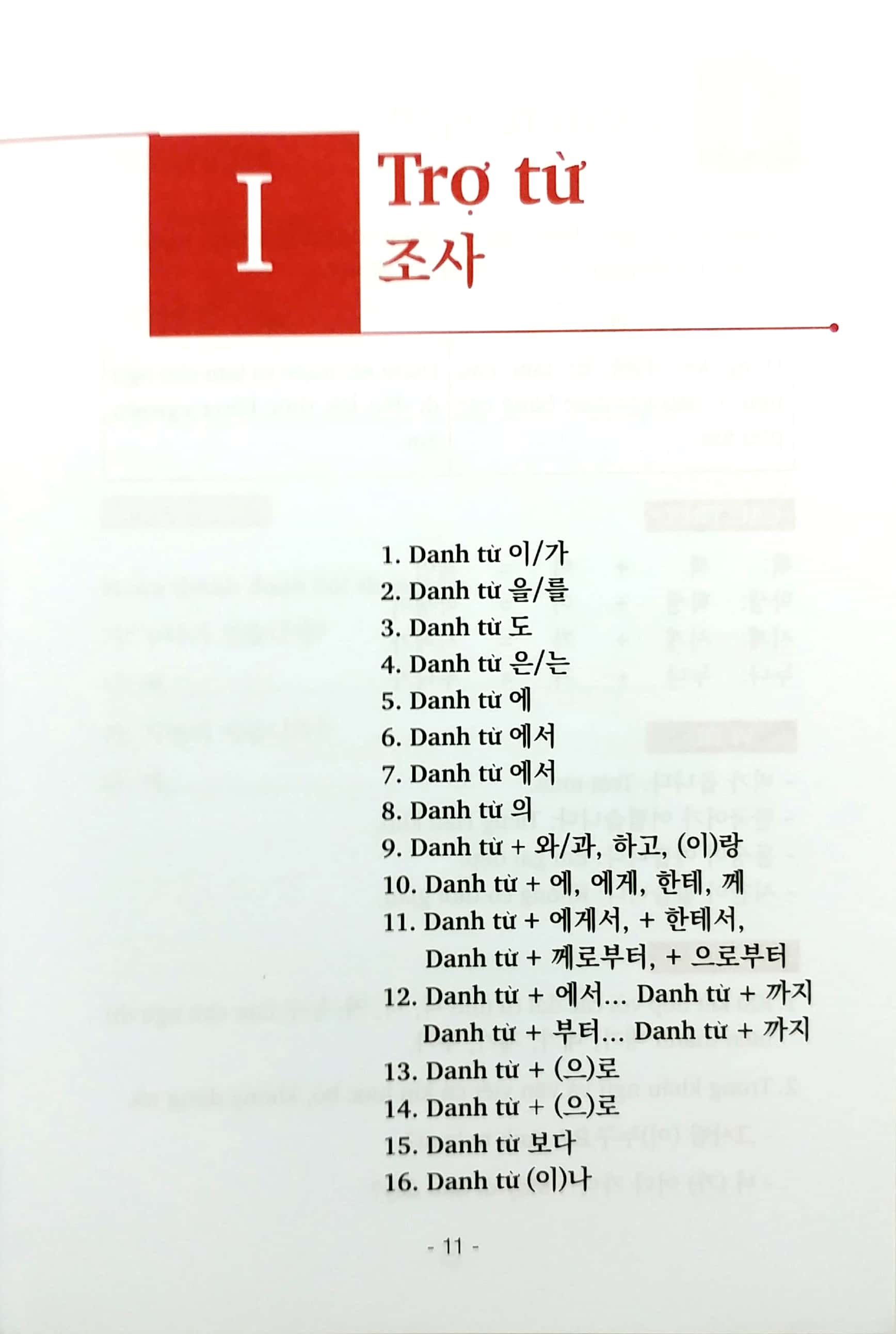 ngữ pháp cơ bản tiếng hàn