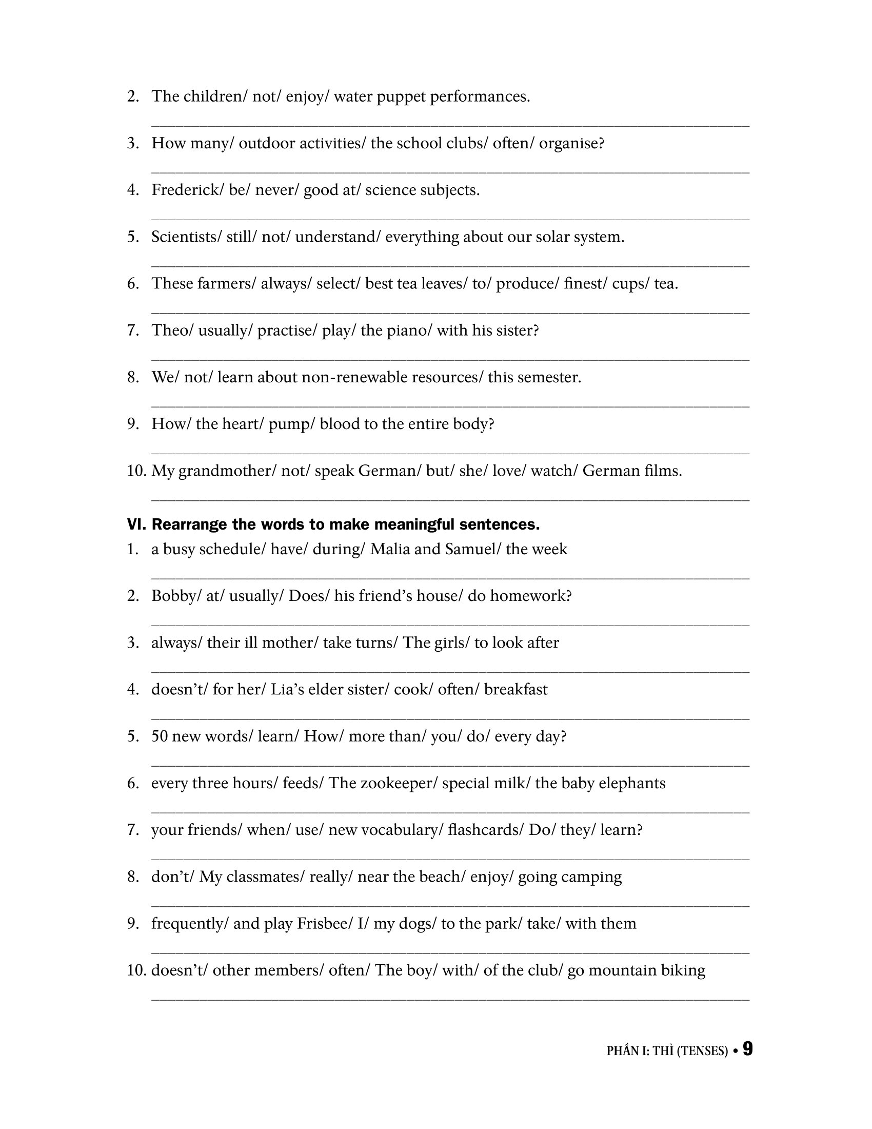 ngữ pháp tiếng anh 7 (theo chương trình khung của bộ giáo dục và đào tạo)