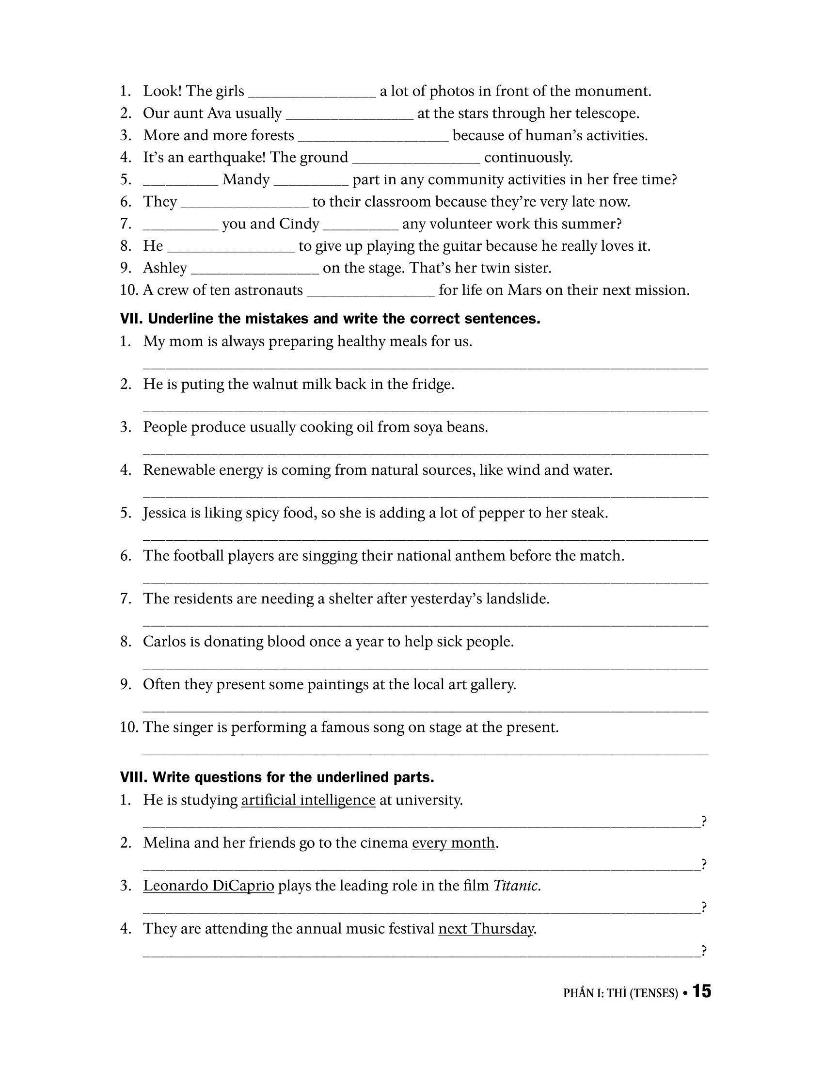 ngữ pháp tiếng anh 7 (theo chương trình khung của bộ giáo dục và đào tạo)