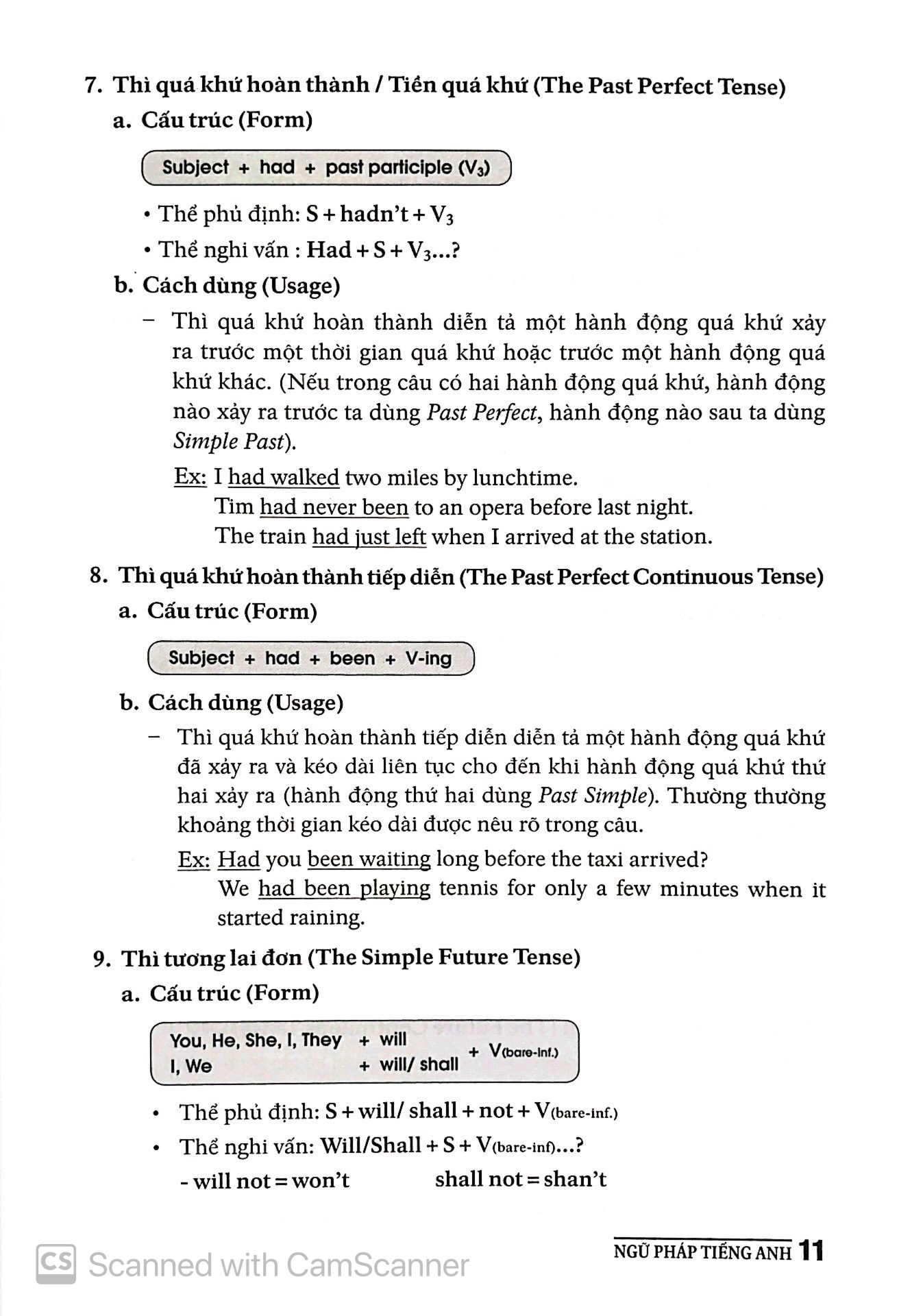 ngữ pháp tiếng anh dành cho học sinh - vở bài tập & đáp án (tái bản)