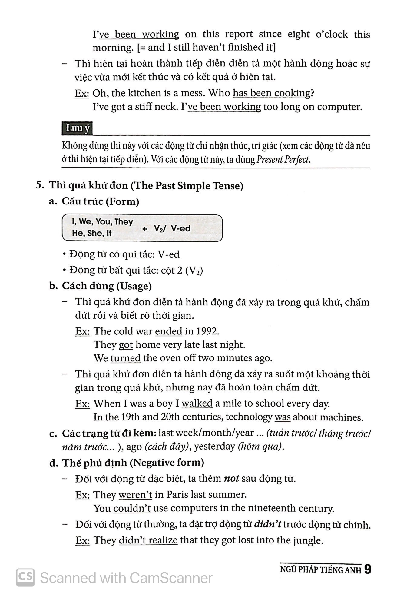 ngữ pháp tiếng anh dành cho học sinh - vở bài tập & đáp án (tái bản)