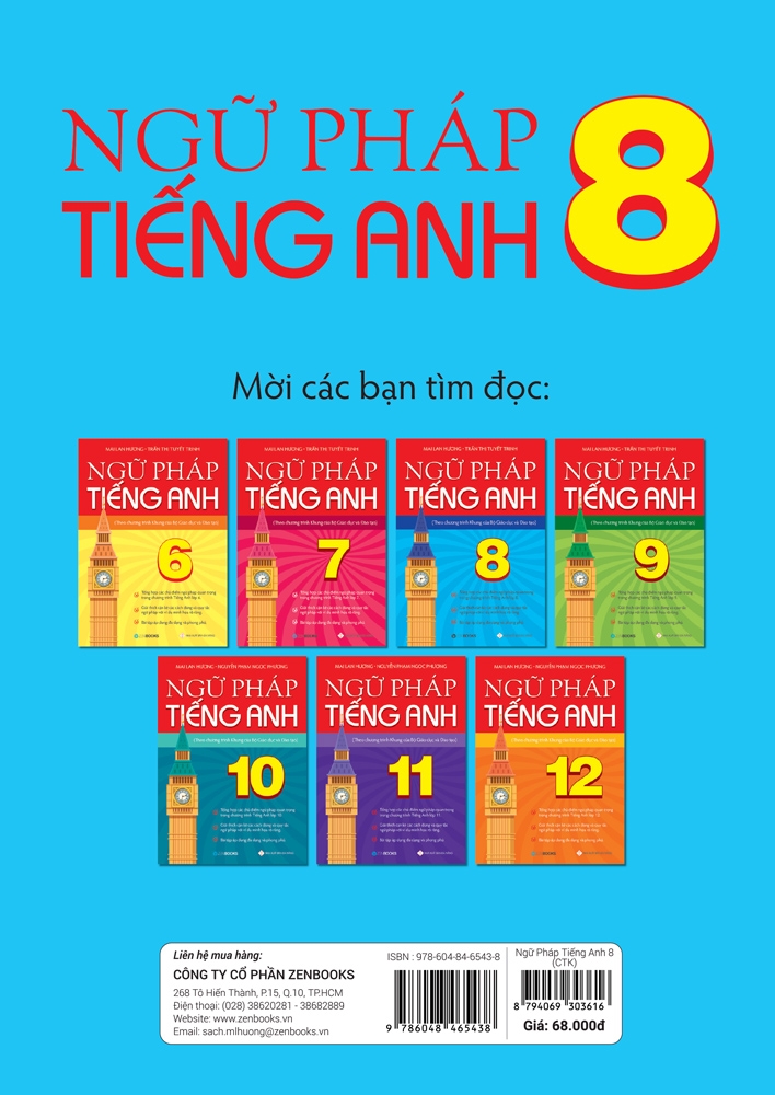 ngữ pháp tiếng anh lớp 8 (theo chương trình khung của bộ giáo dục và đào tạo)