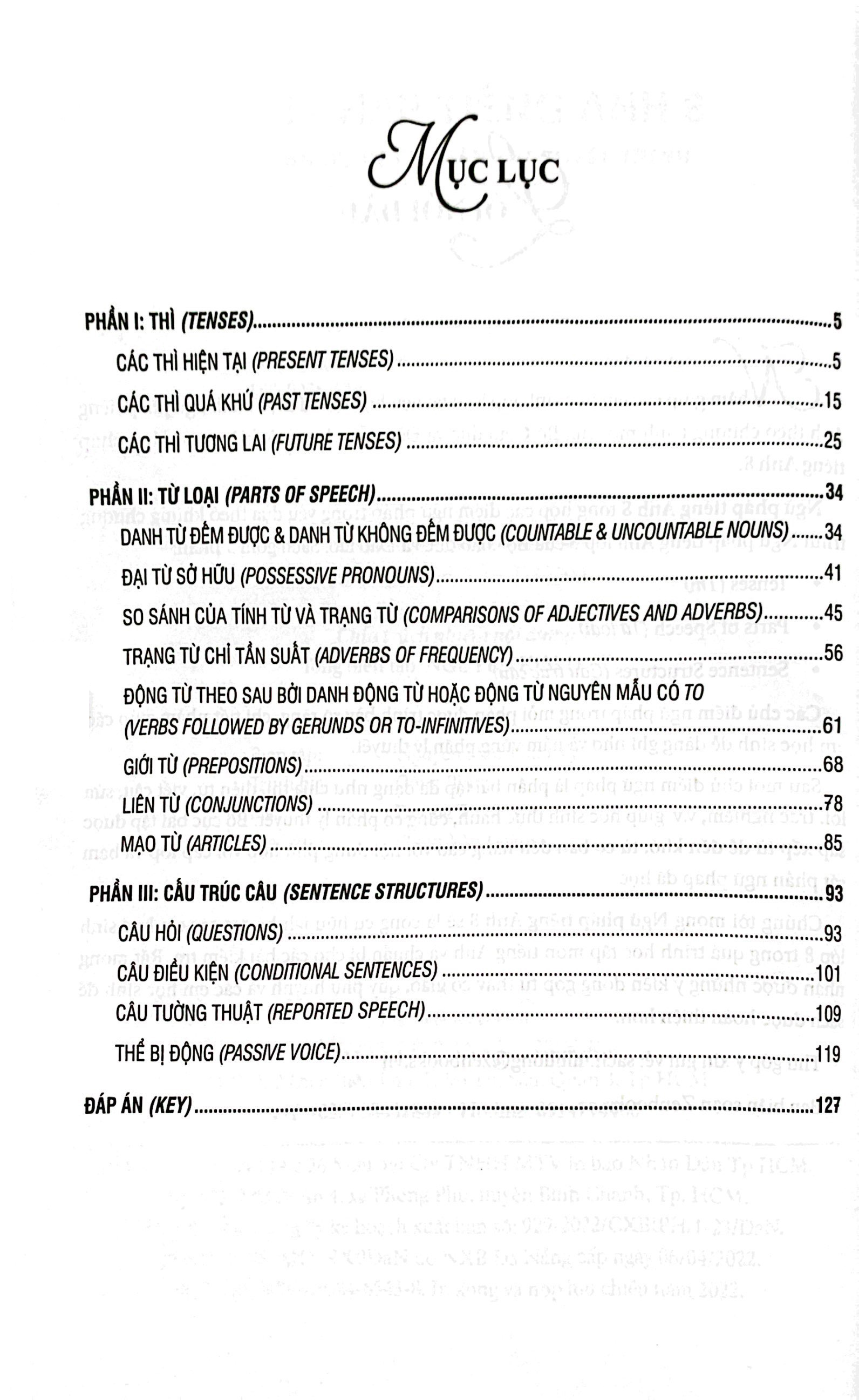 ngữ pháp tiếng anh lớp 8 (theo chương trình khung của bộ giáo dục và đào tạo)