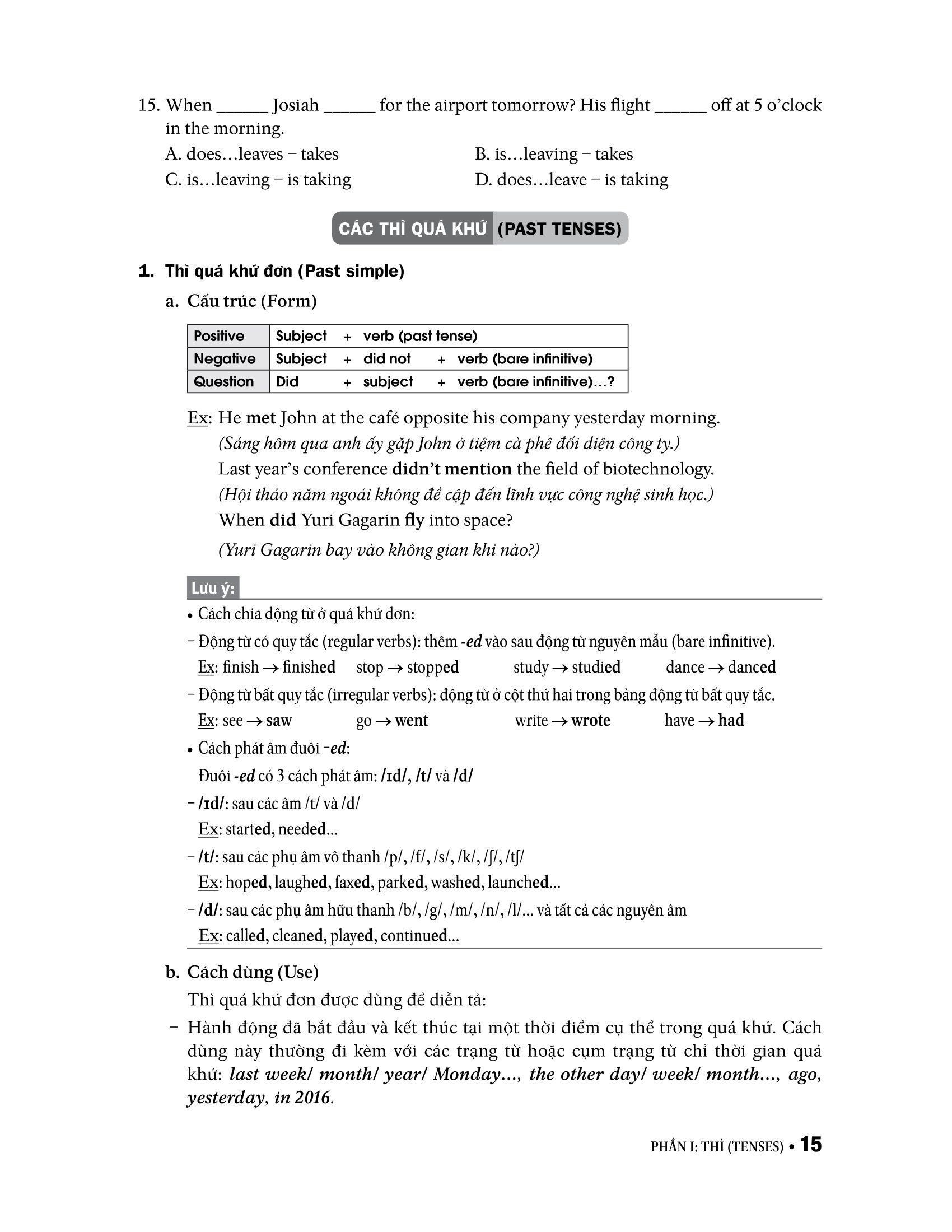ngữ pháp tiếng anh lớp 9 - theo chương trình khung của bộ gd&đt