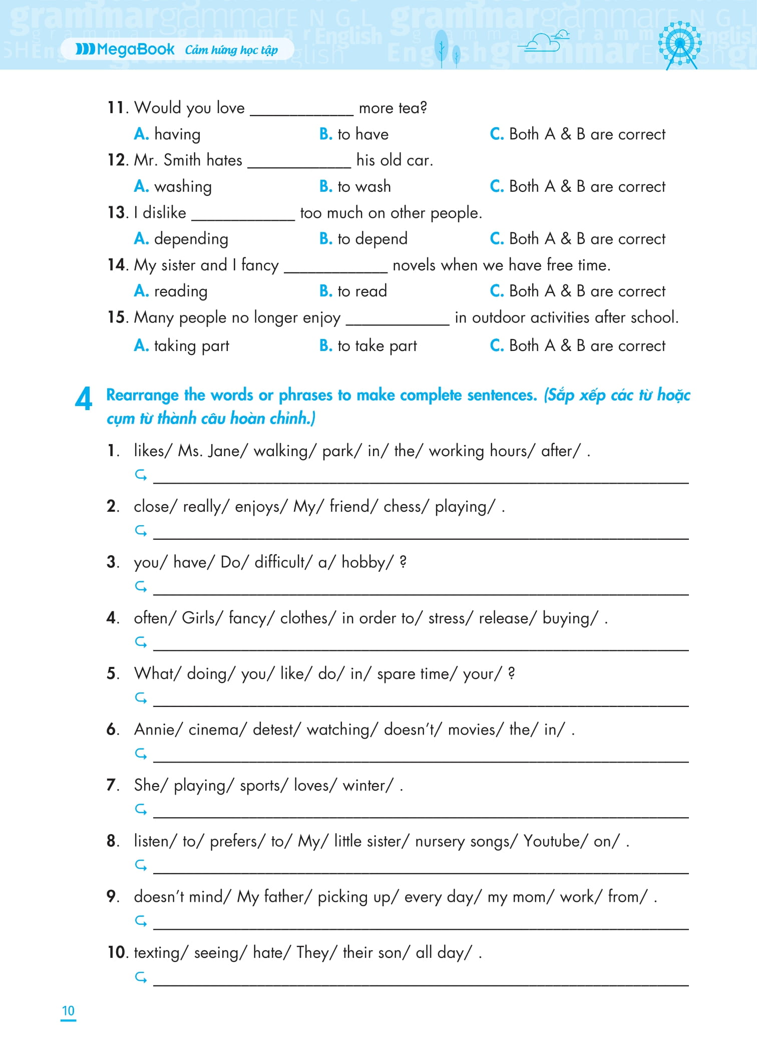 ngữ pháp tiếng anh nâng cao 8 - tập 1 (theo chương trình giáo dục global success)