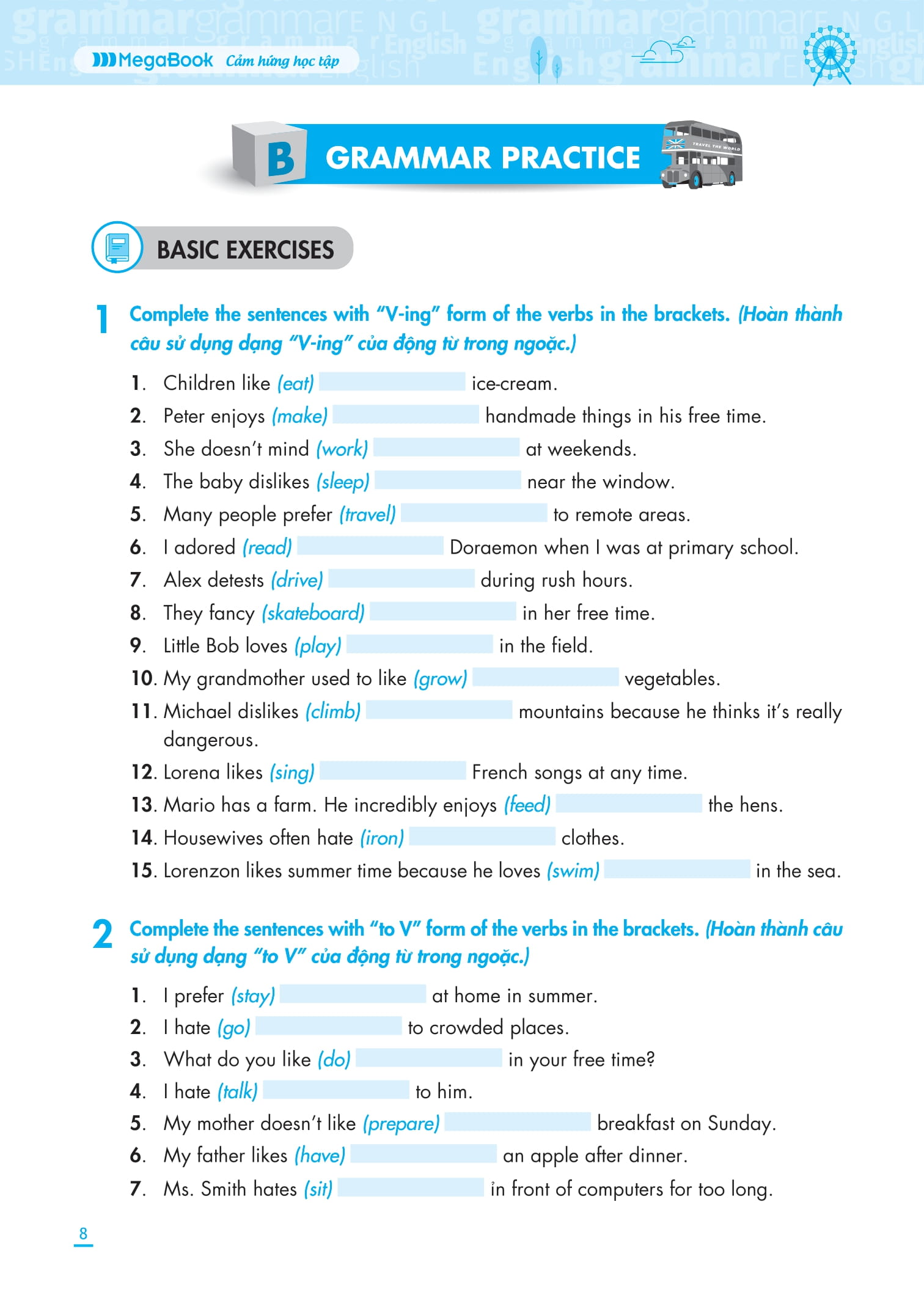 ngữ pháp tiếng anh nâng cao 8 - tập 1 (theo chương trình giáo dục global success)