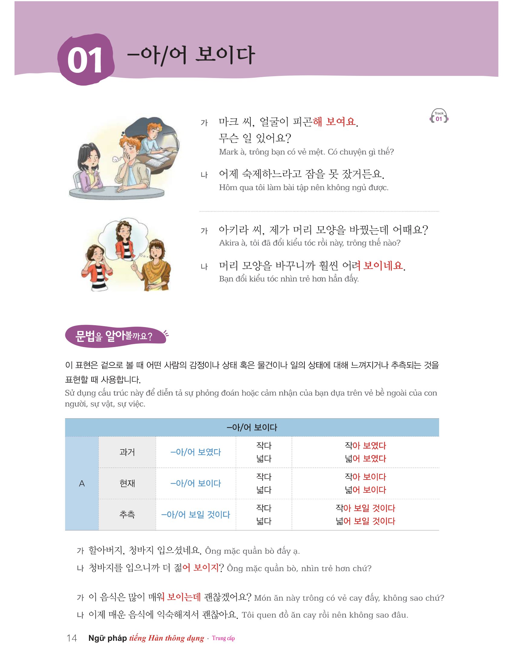 ngữ pháp tiếng hàn thông dụng - trung cấp (tái bản)