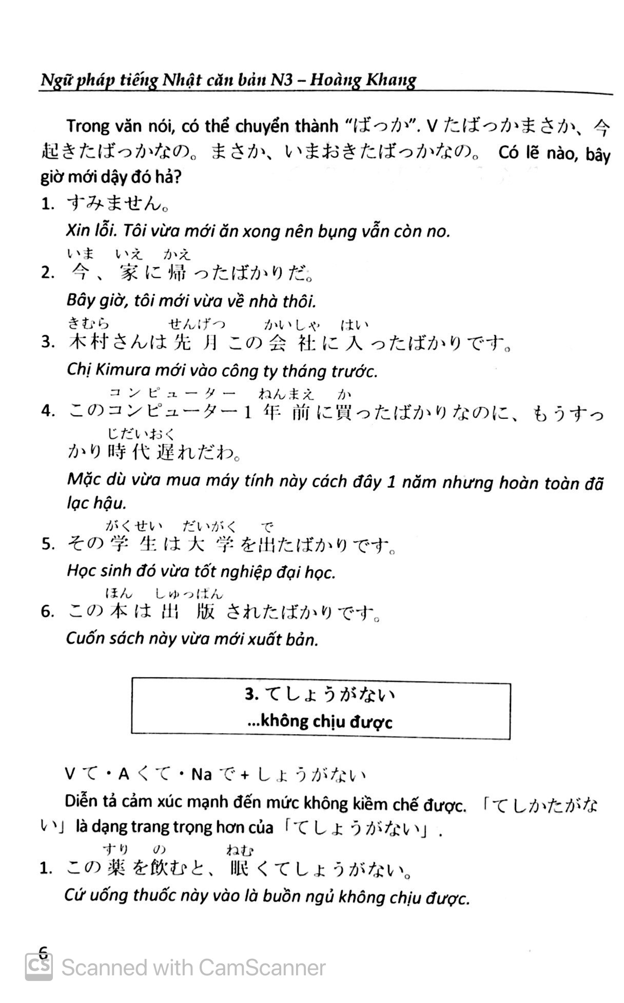 ngữ pháp tiếng nhật căn bản n3