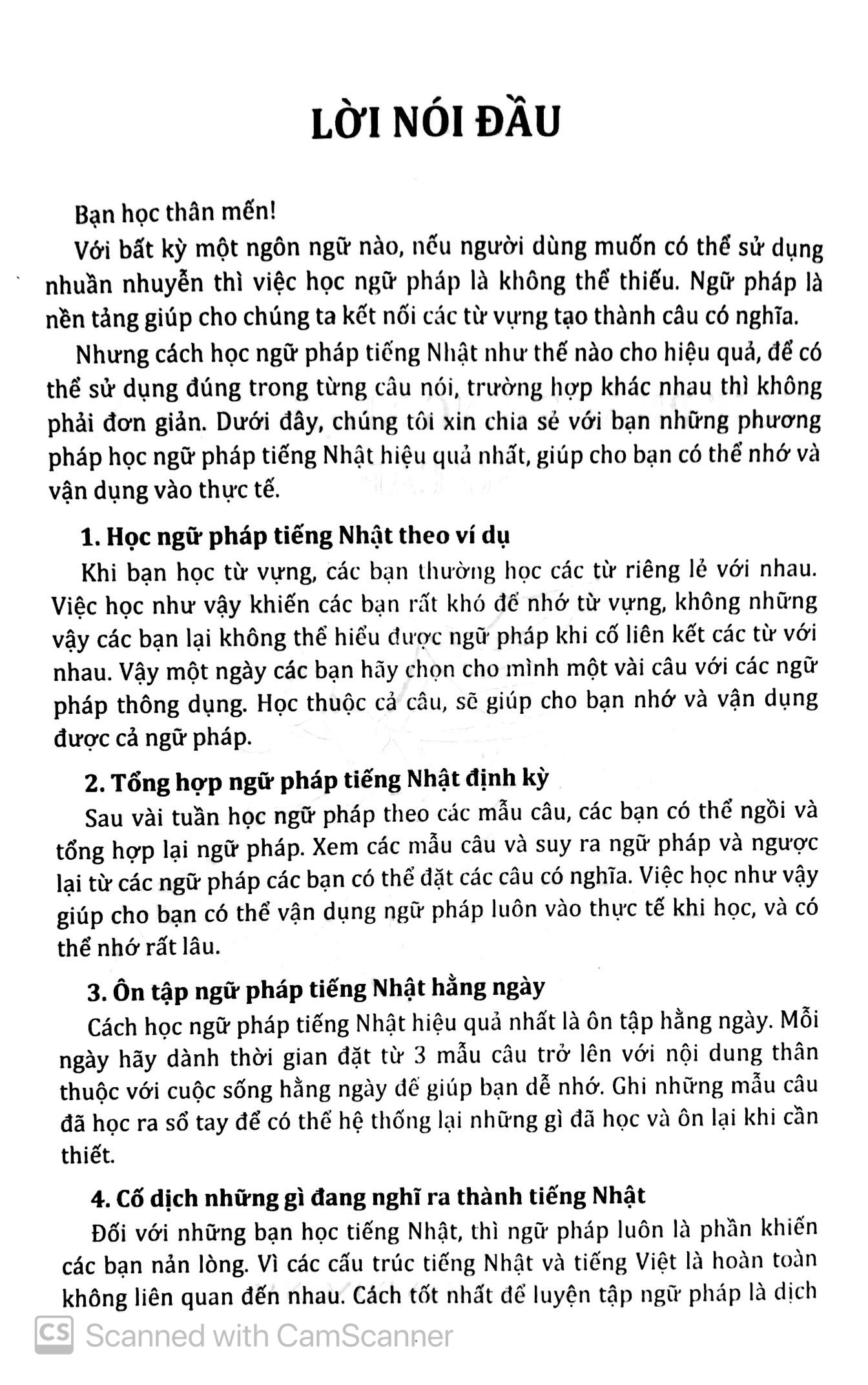 ngữ pháp tiếng nhật hiện đại sơ cấp