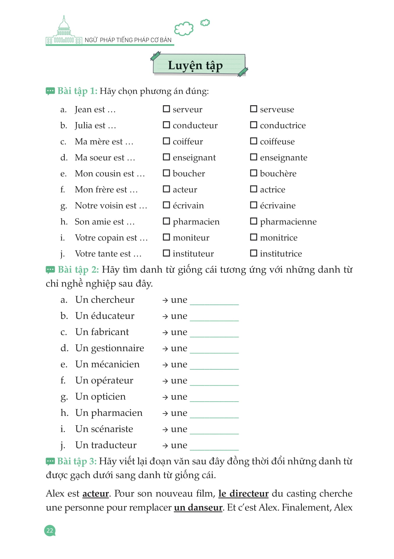 Ngữ Pháp Tiếng Pháp Cơ Bản