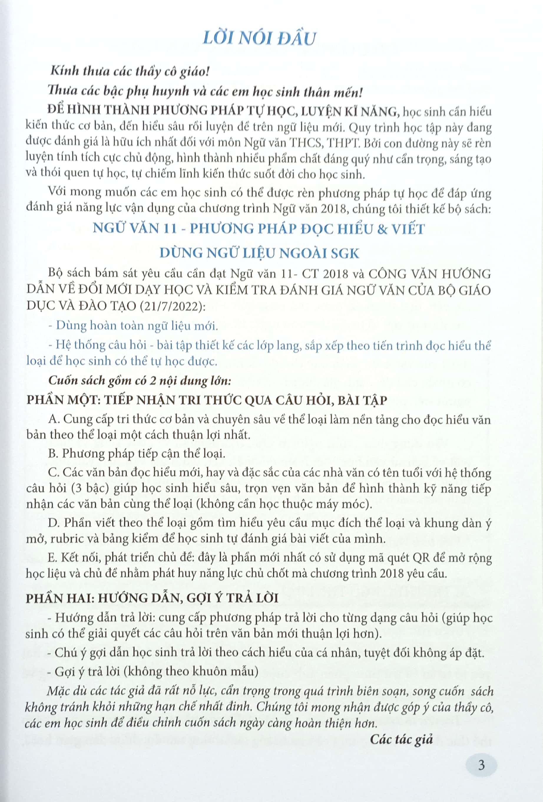 Ngu Van 11 - Phuong Phap Doc Hieu Va Viet Dung Ngu Lieu Ngoai SGK (Theo Chuong Trinh Giao Duc Pho Thong 2018)