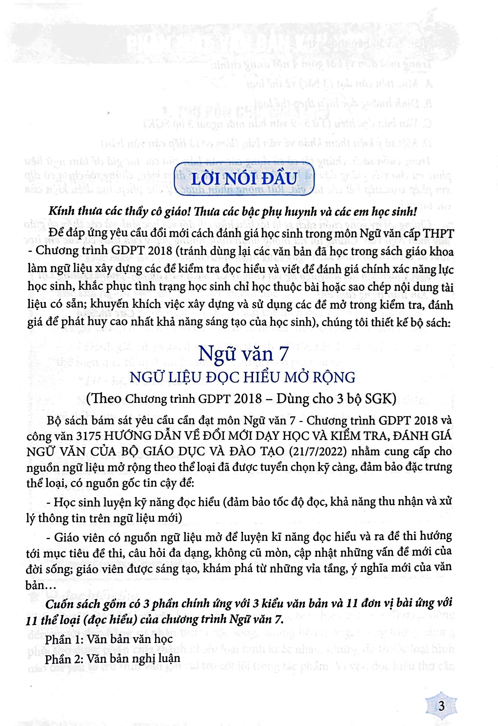 Ngu Van 7 - Ngu Lieu Doc Hieu Mo Rong (Theo Chuong Trinh Giao Duc Pho Thong 2018)