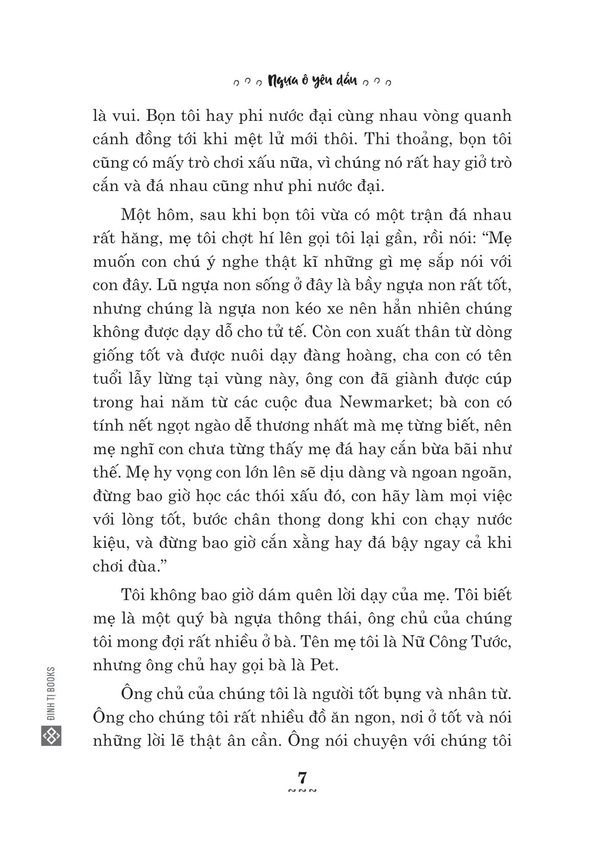 ngựa ô yêu dấu