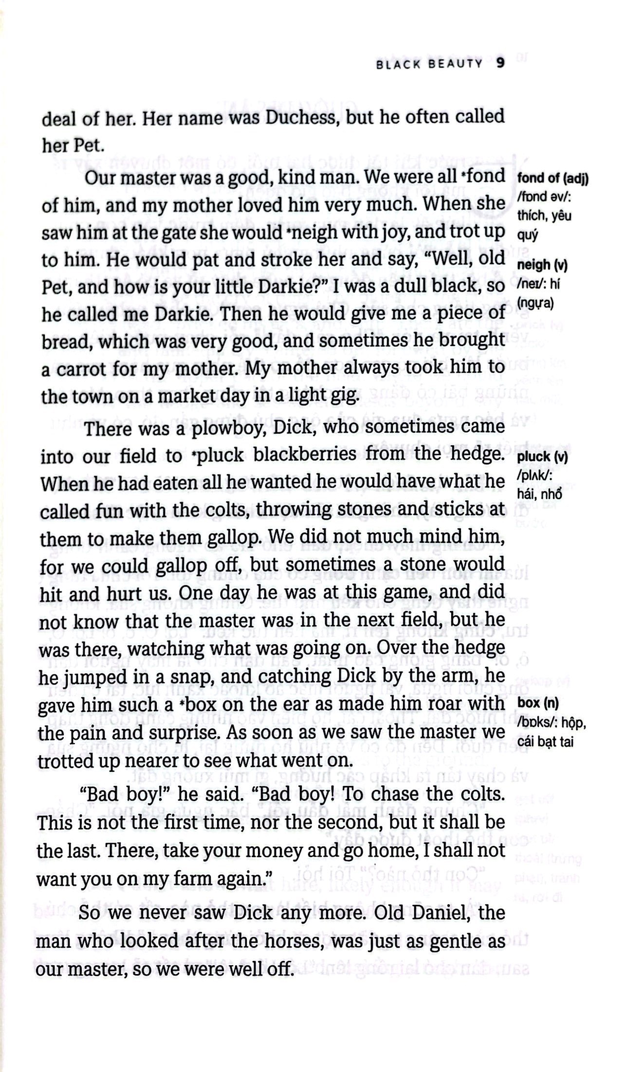 ngựa ô yêu dấu - black beauty - song ngữ việt-anh