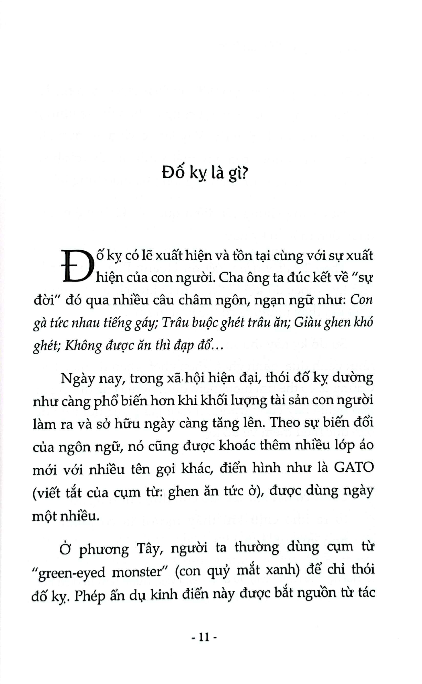 ngưng đố kỵ để tiến xa hơn