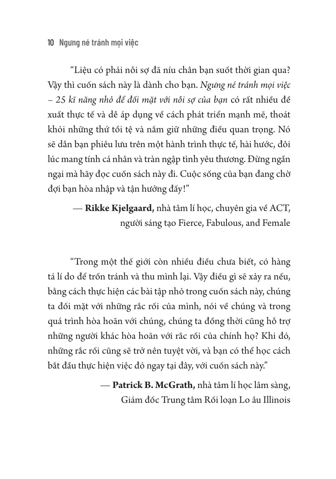 ngưng né tránh mọi việc - 25 kĩ năng nhỏ để đối mặt với nỗi sợ của bạn