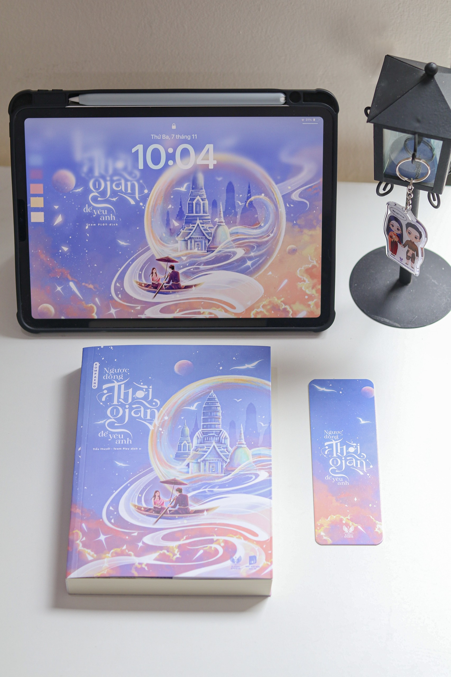 ngược dòng thời gian để yêu anh - tập 1 - bản đặc biệt - tặng kèm bookmark ivory in 2 mặt + móc khóa