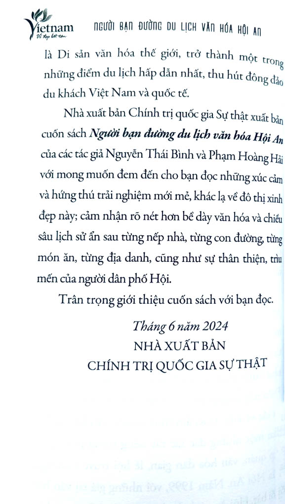 người bạn đường du lịch văn hóa hội an