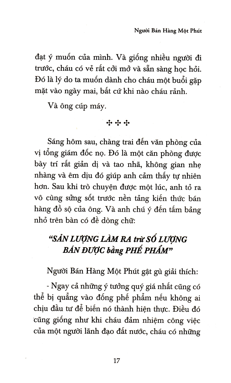 người bán hàng một phút (tái bản 2020)