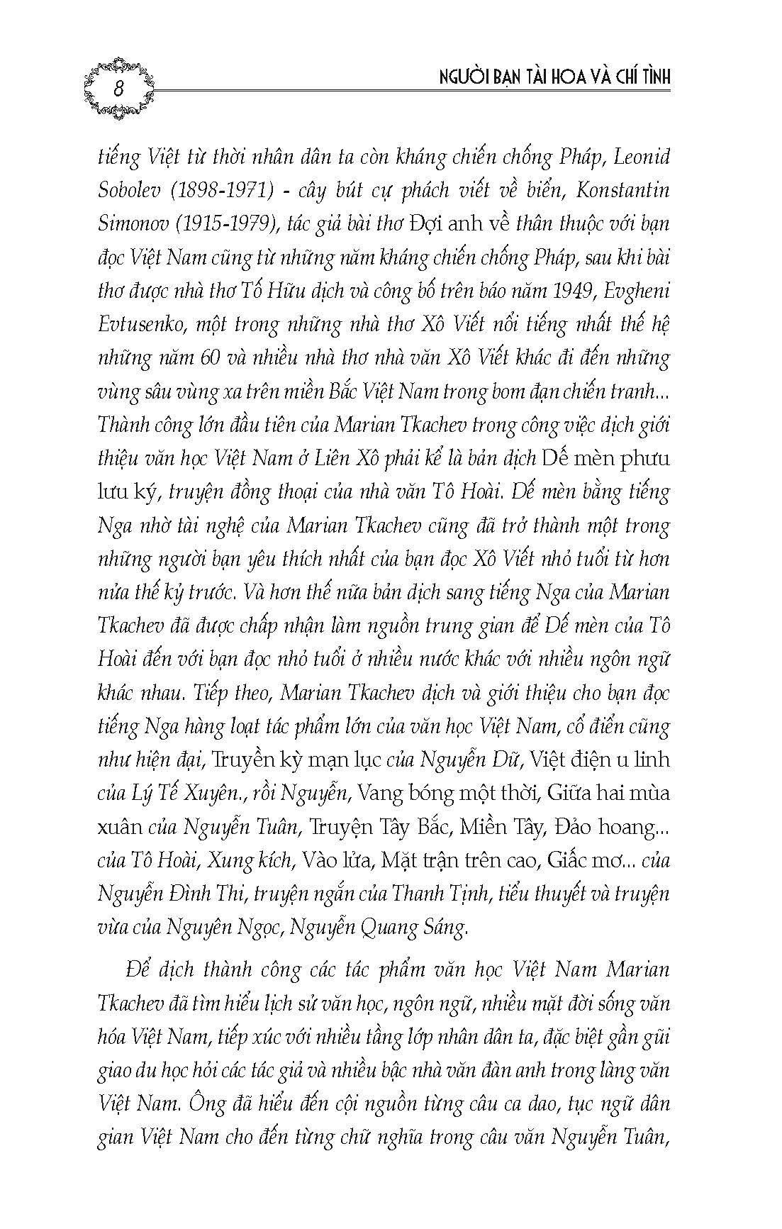 người bạn tài hoa và chí tình