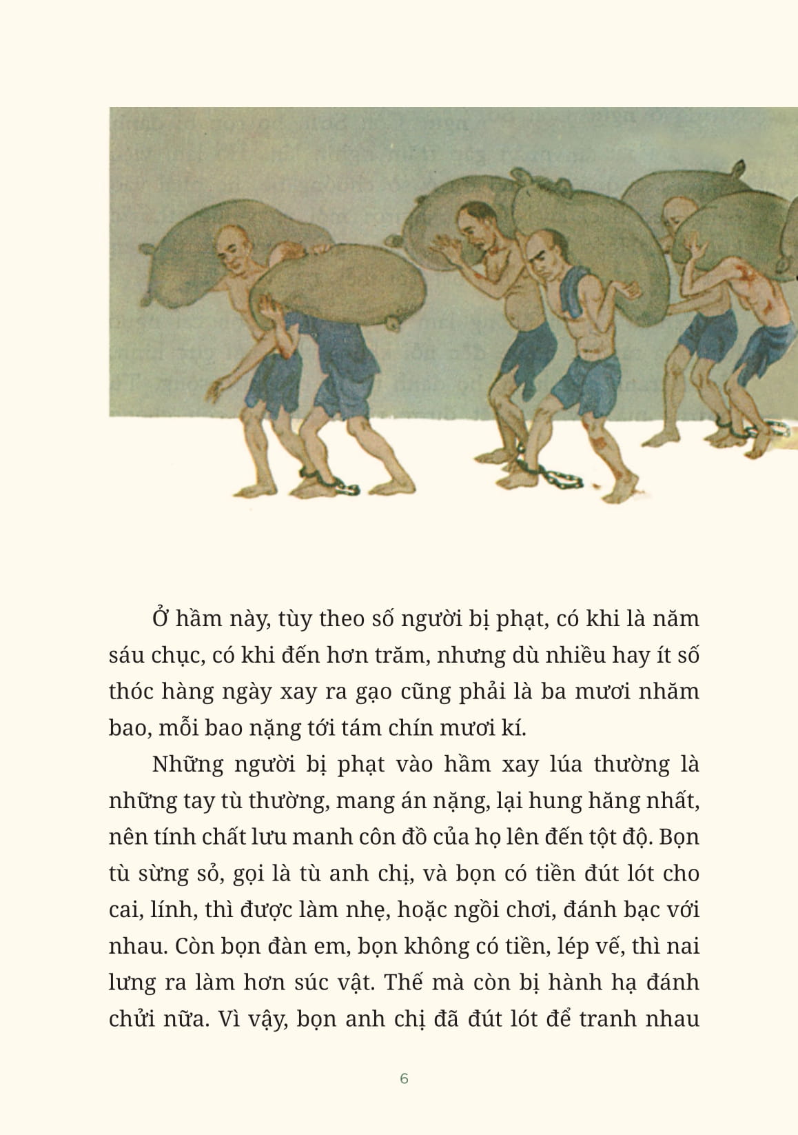 người cập rằng hầm xay lúa