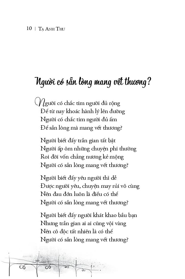 người có sẵn lòng mang vết thương?